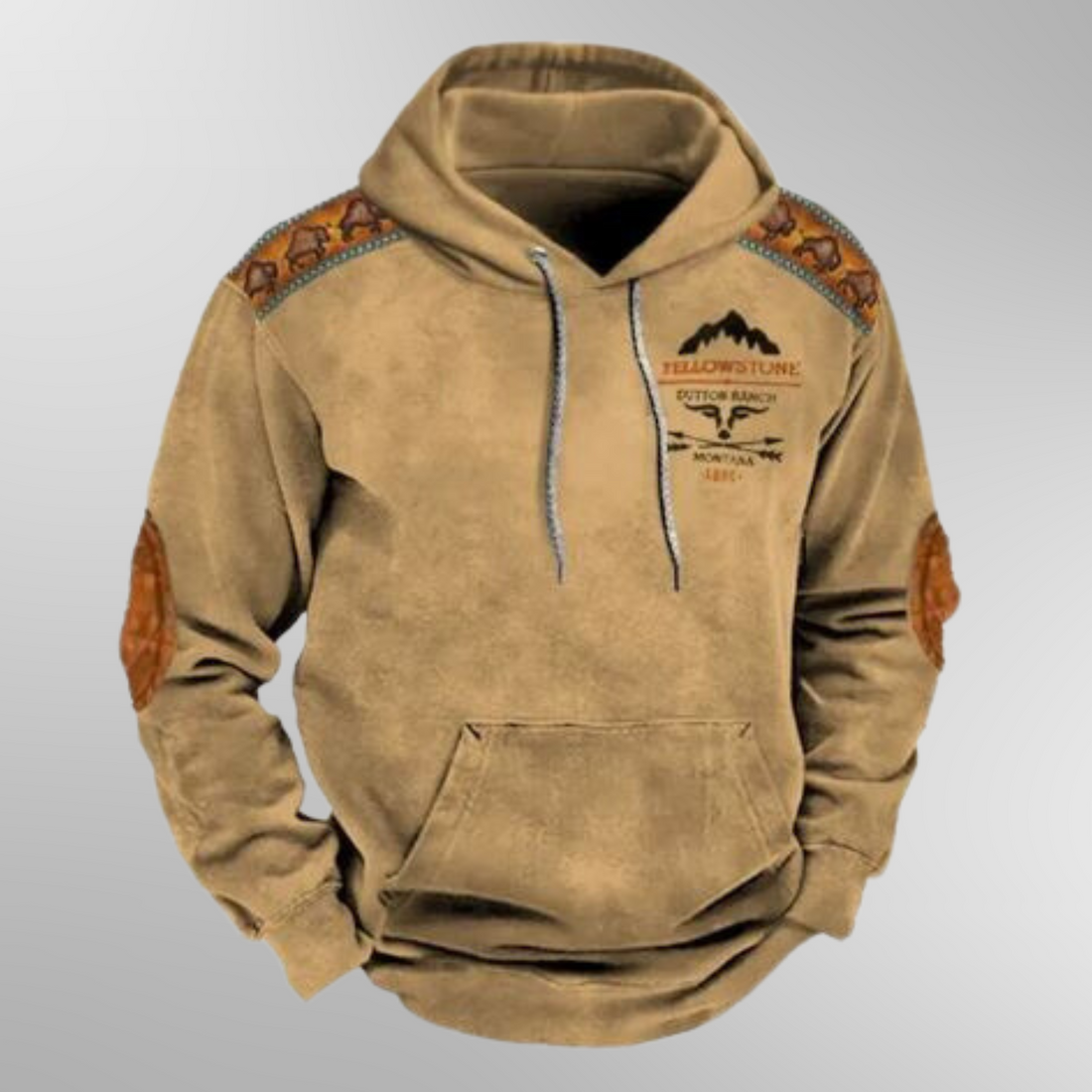 WW | Herbst Kapuzenpullover Aus Bequemen Stoff Für Männer