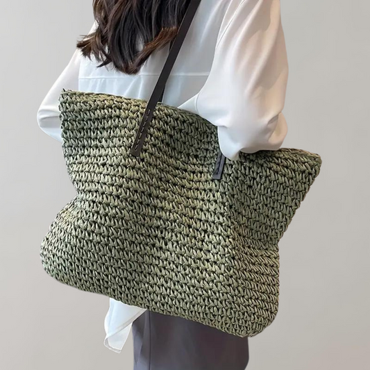 WW - große gewebte Tragetasche | Tasche im Bohemian-Beachy-Stil