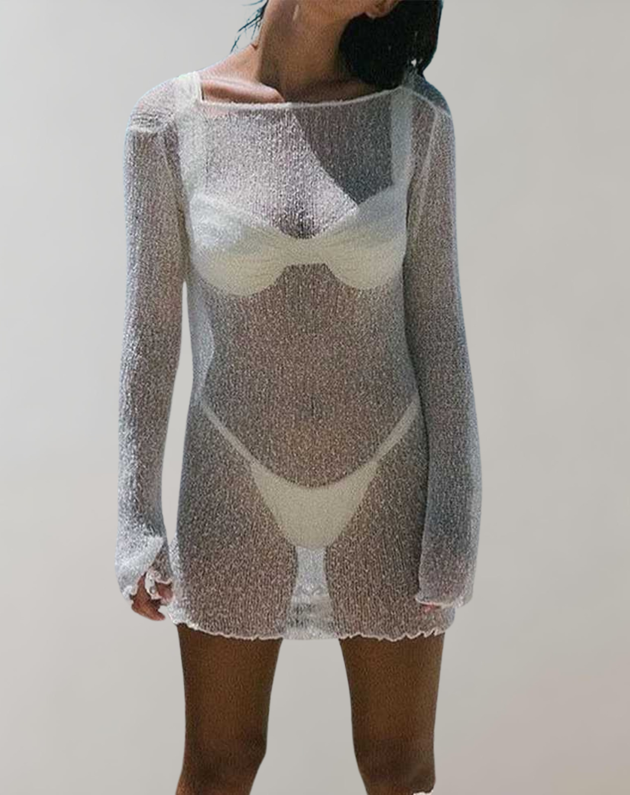 WW - Transparentes Minikleid | Sexy Elegantes Sommerkleid