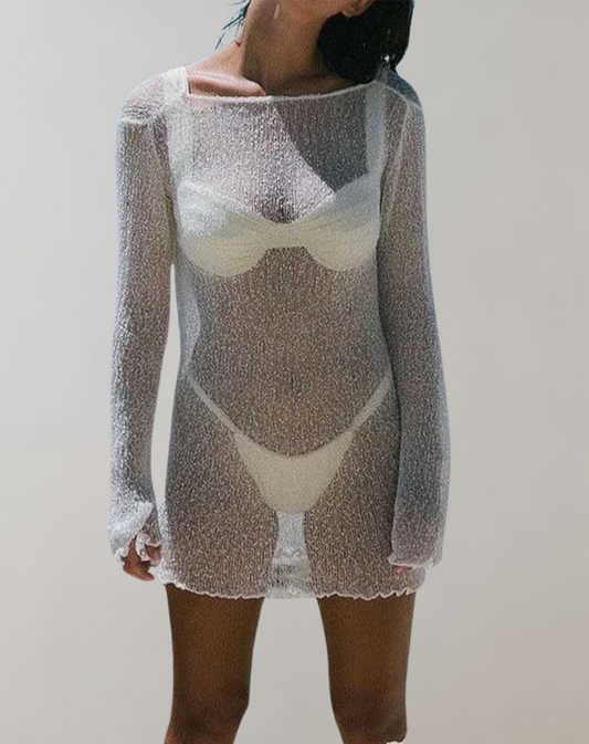 WW - Transparentes Minikleid | Sexy Elegantes Sommerkleid