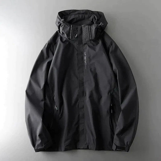 WW | Winter wasserdichter Windbreaker für Herren Kapuze