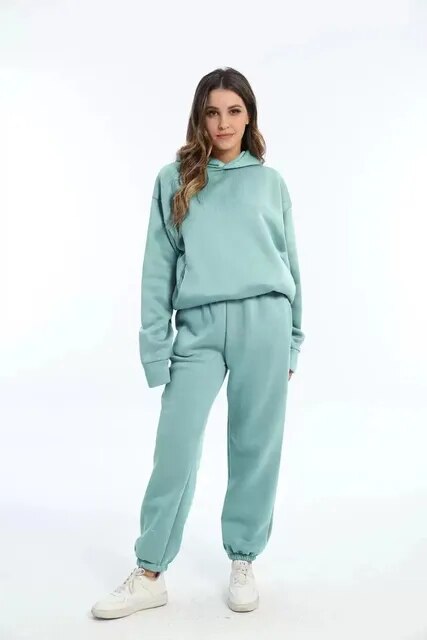 WW | Cozy Women's Hoodie and Sweatpants Set for Ultimate Comfort