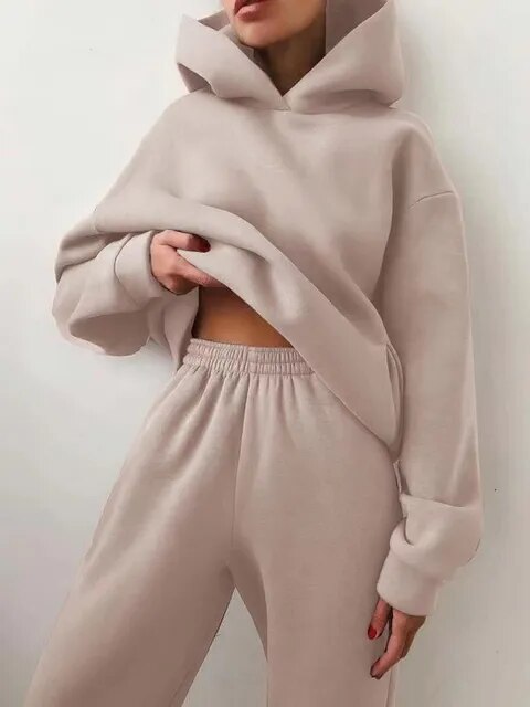 WW | Cozy Women's Hoodie and Sweatpants Set for Ultimate Comfort