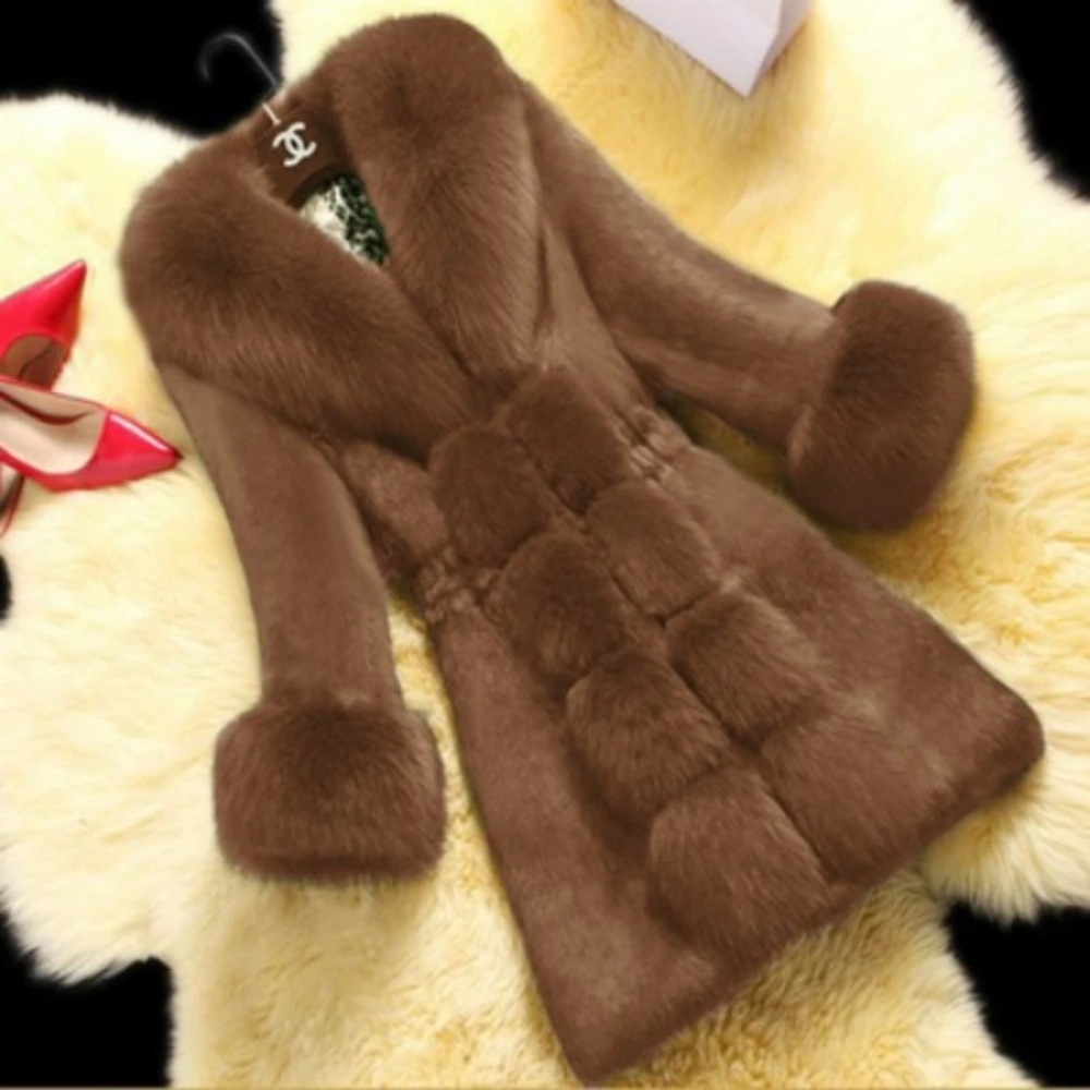 WW | Fluffy Plush Coat for Women