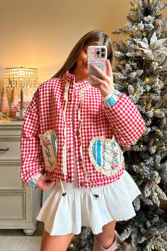 WW | Pink Heart Pocket Jacke