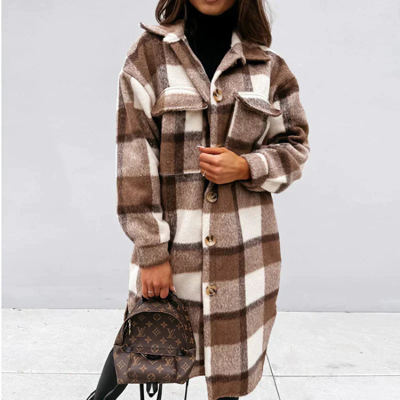 WW | Long & Trendy Wool Jacket
