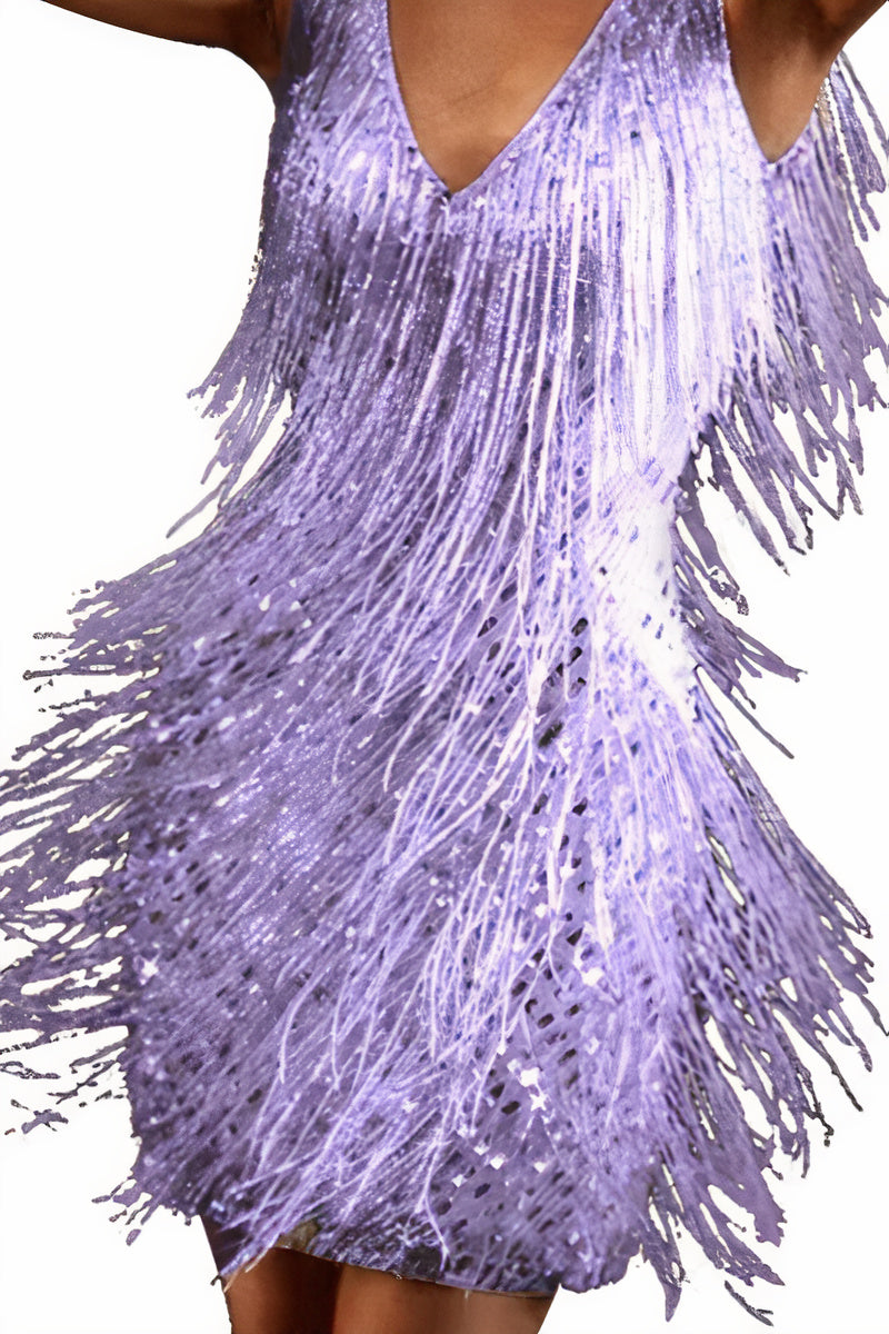 WW | Iriserende Quasten Kleid