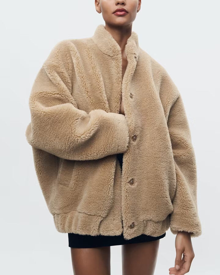 WW | Teddy Bear Look Jacket for Women