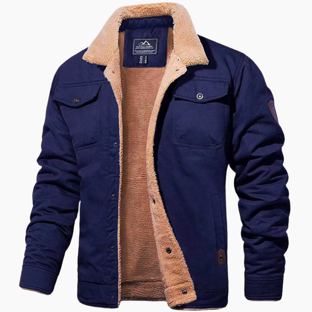 WW | Winter Bomberjacke Vintage Stil - Warm gefüttert für Freizeit und Alltag