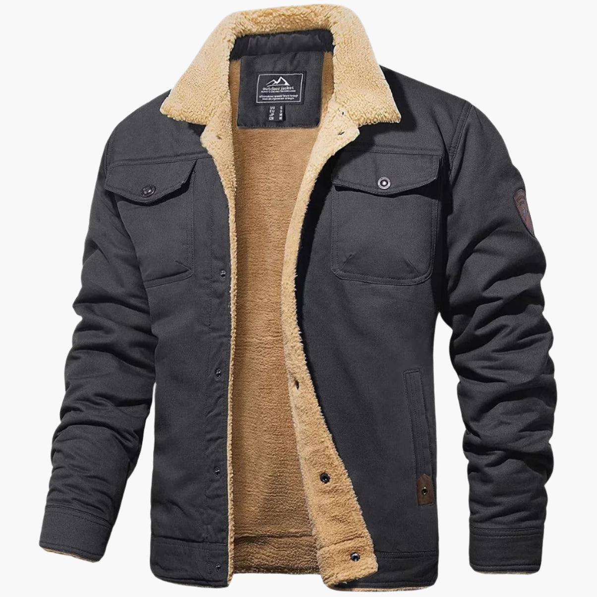 WW | Winter Bomberjacke Vintage Stil - Warm gefüttert für Freizeit und Alltag