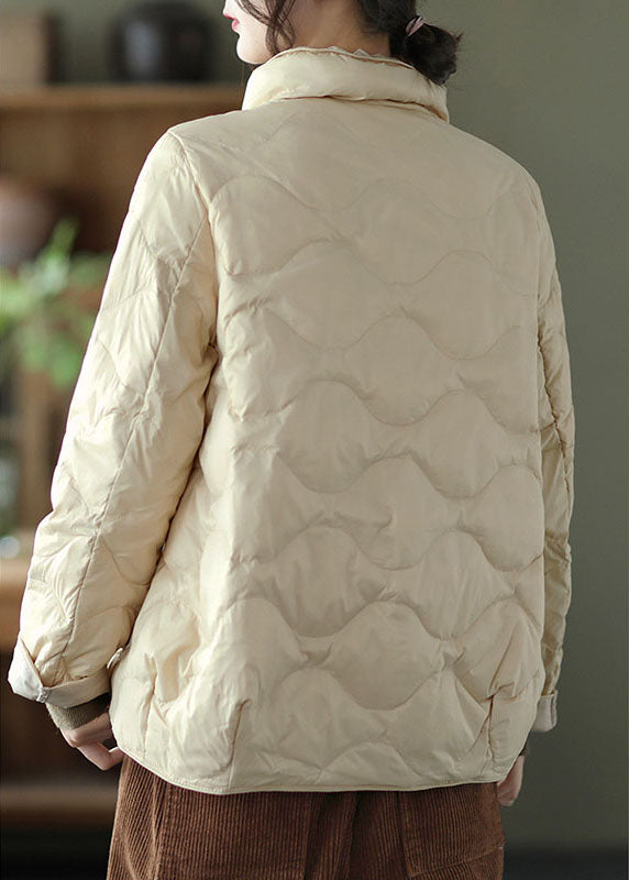 WW | Khaki Casual Winter Down Coats