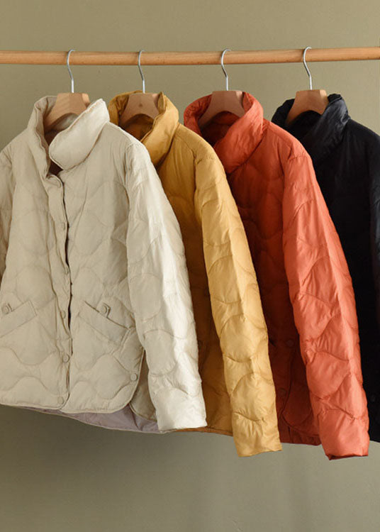 WW | Khaki Casual Winter Daunenmäntel