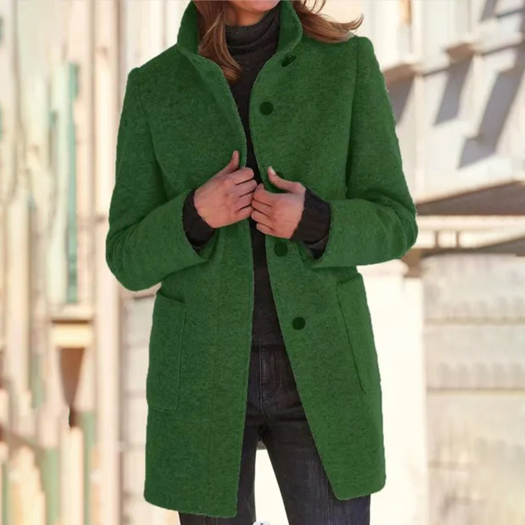 WW | Winter coat with stand-up collar