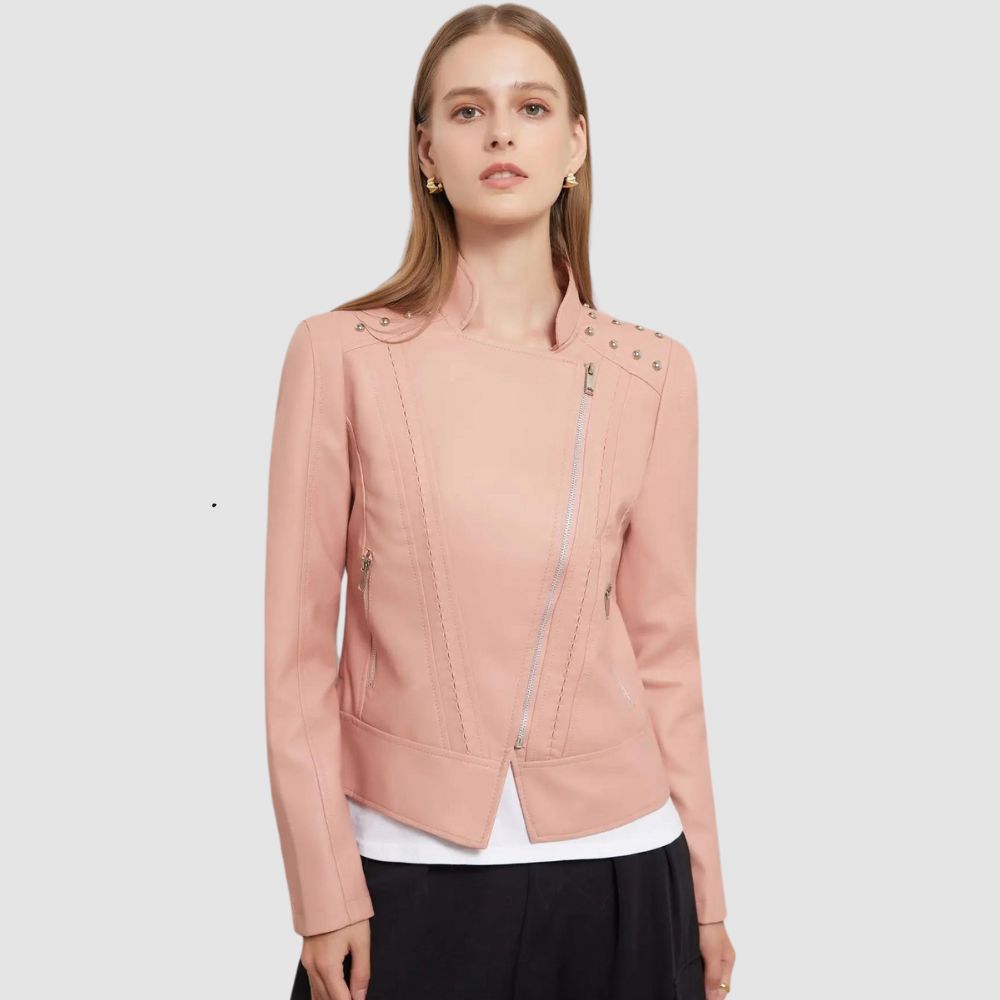 WW | Elegant Slim-Fit Leather Jacket