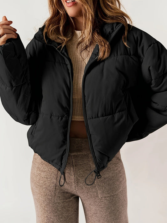 WW | Women's Quilted Jacket with Zipper - Casual Everyday Jacket for Her