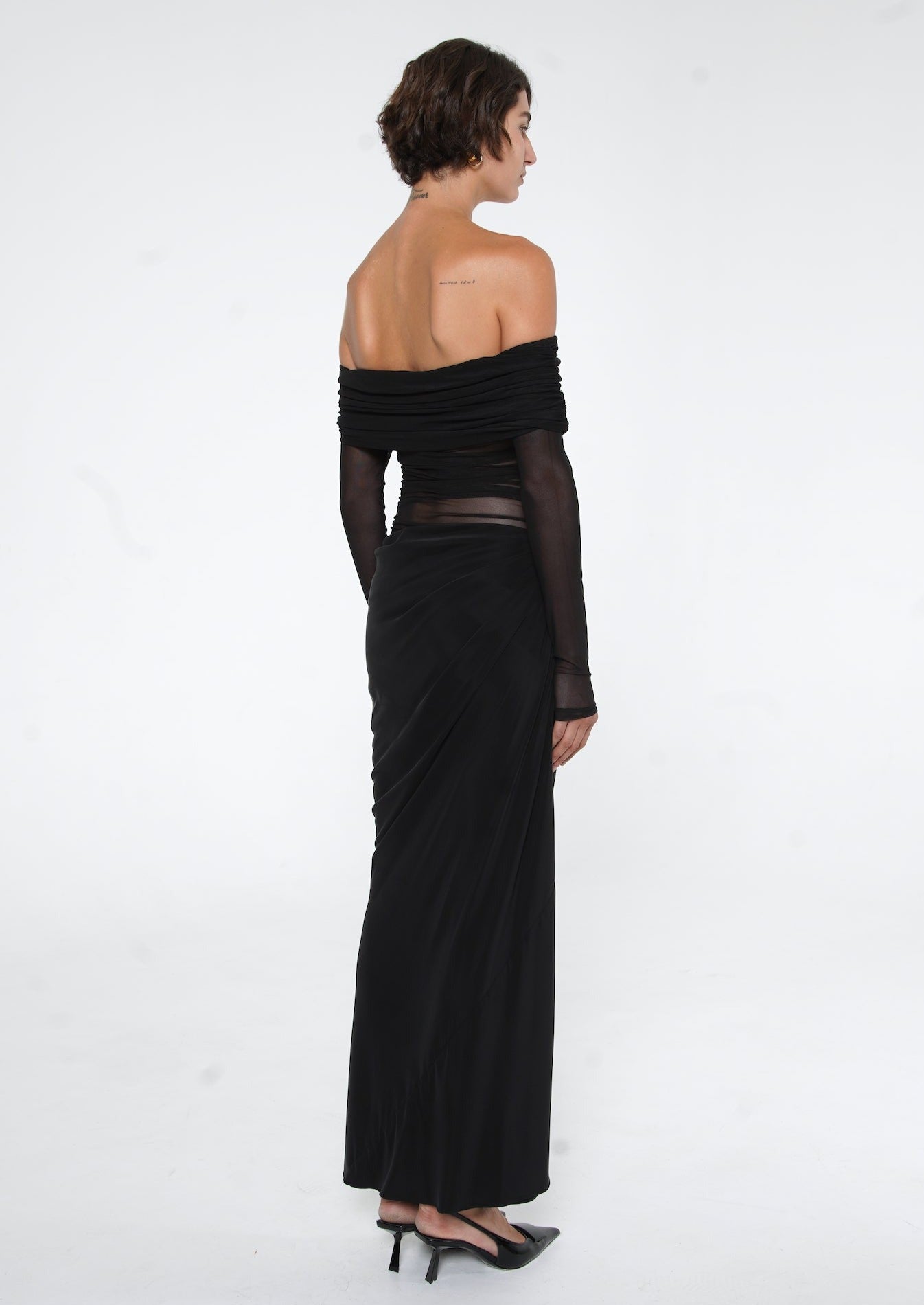 Lydia™ | Maxi dress with draped back