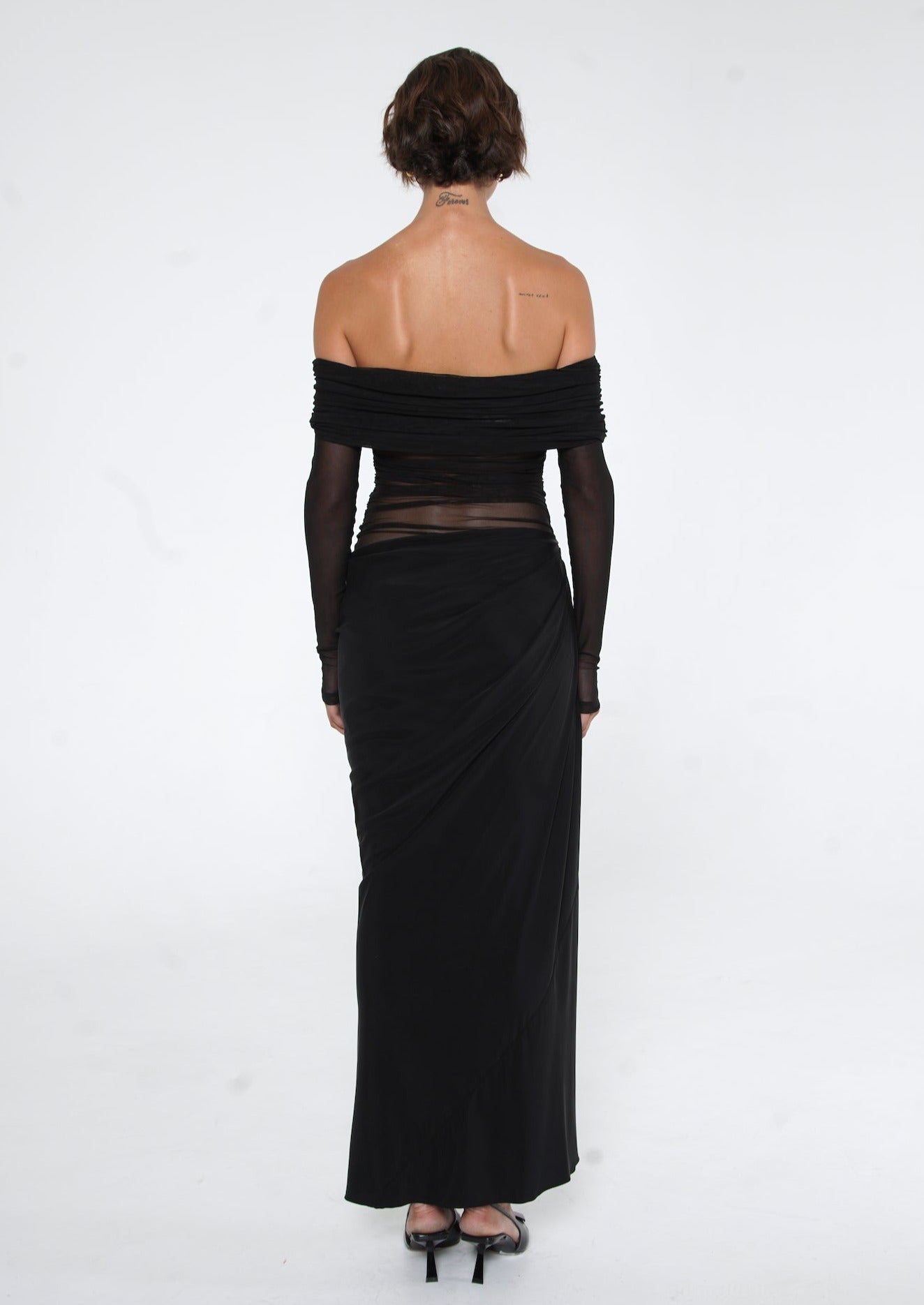 Lydia™ | Maxi dress with draped back