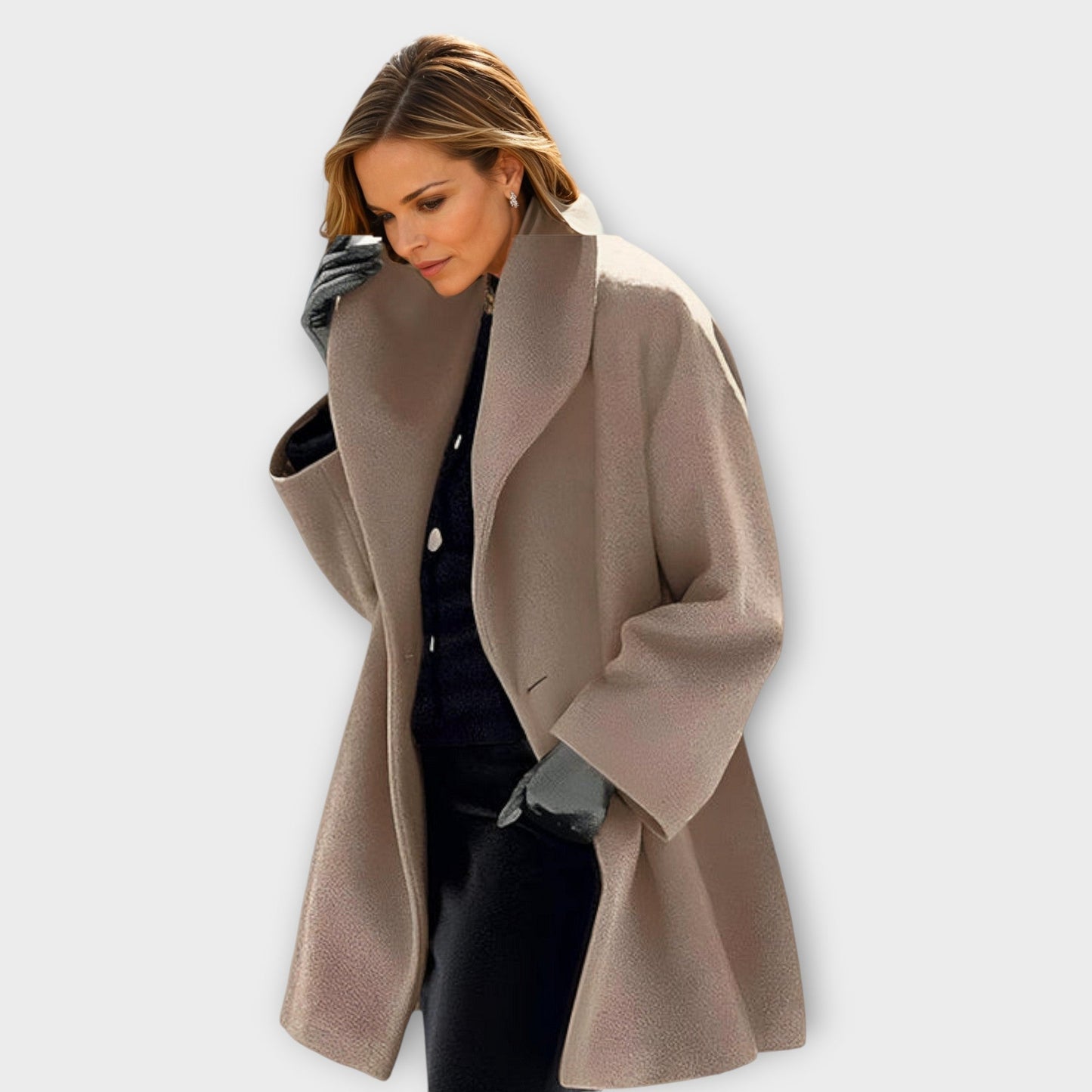 WW | windproof wool coat for women