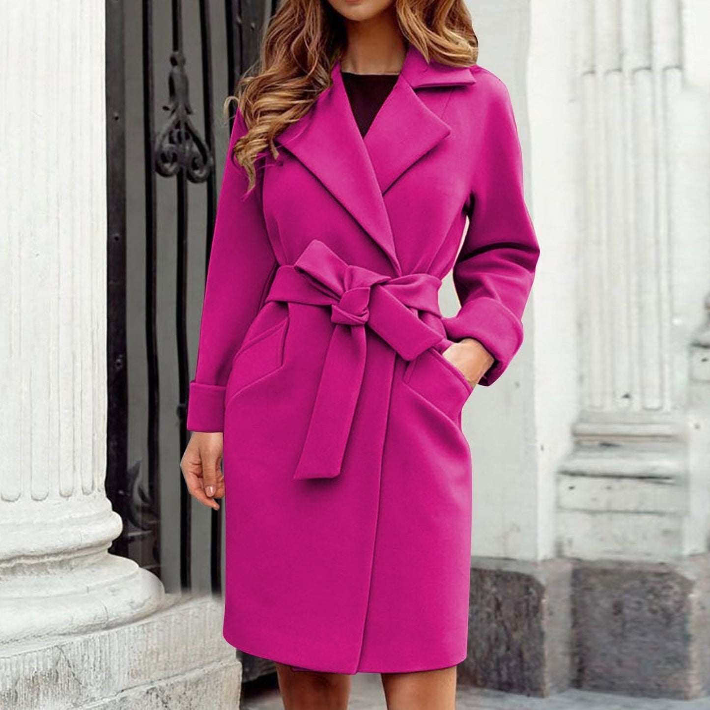 WW | Wool coat with belt