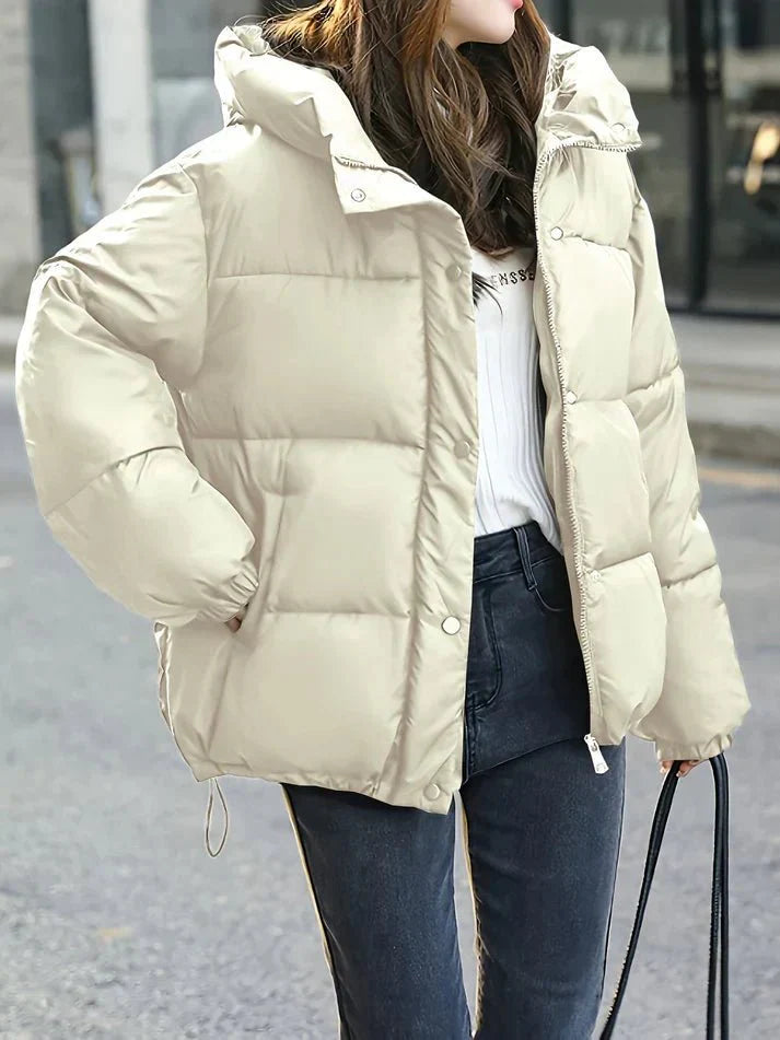 WW | Übergroße Pufferjacke - Kapuzen Design - Wärmende & Stilvolle Winter Schicht