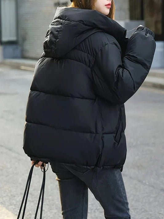 WW | Übergroße Pufferjacke - Kapuzen Design - Wärmende & Stilvolle Winter Schicht