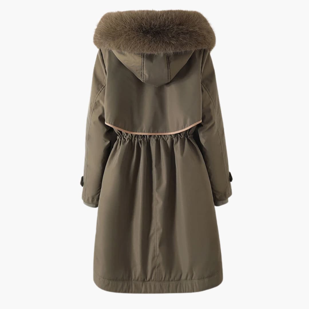 WW | Damen-Winterparka mit Kapuze und verstellbarem Bund