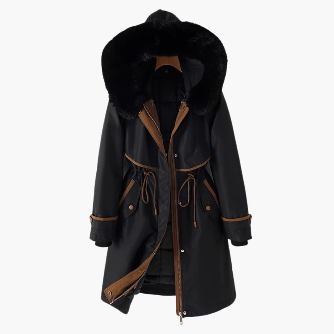 WW | Damen-Winterparka mit Kapuze und verstellbarem Bund