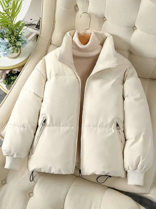 WW | Women's Cotton Short-Style Jacket with Zipper