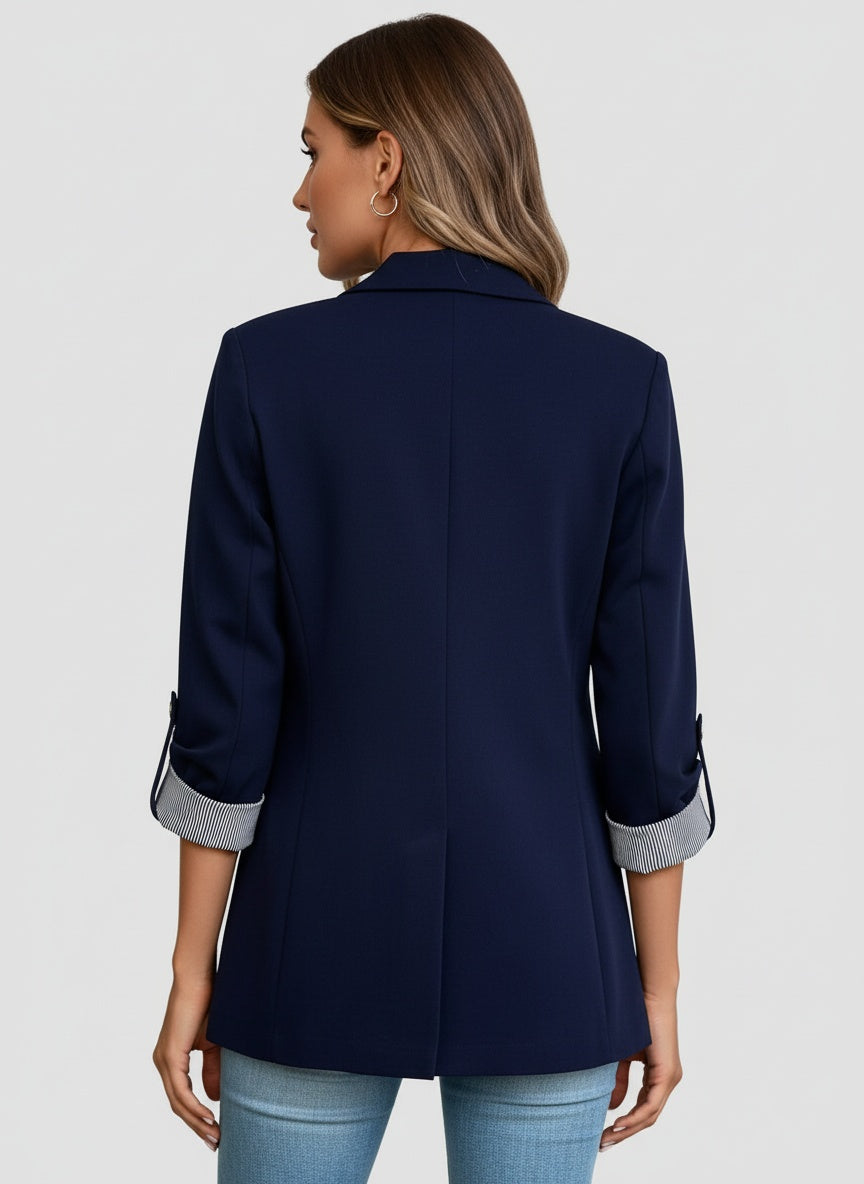 WW | Women's Slim Fit Blazer with One-Button Closure