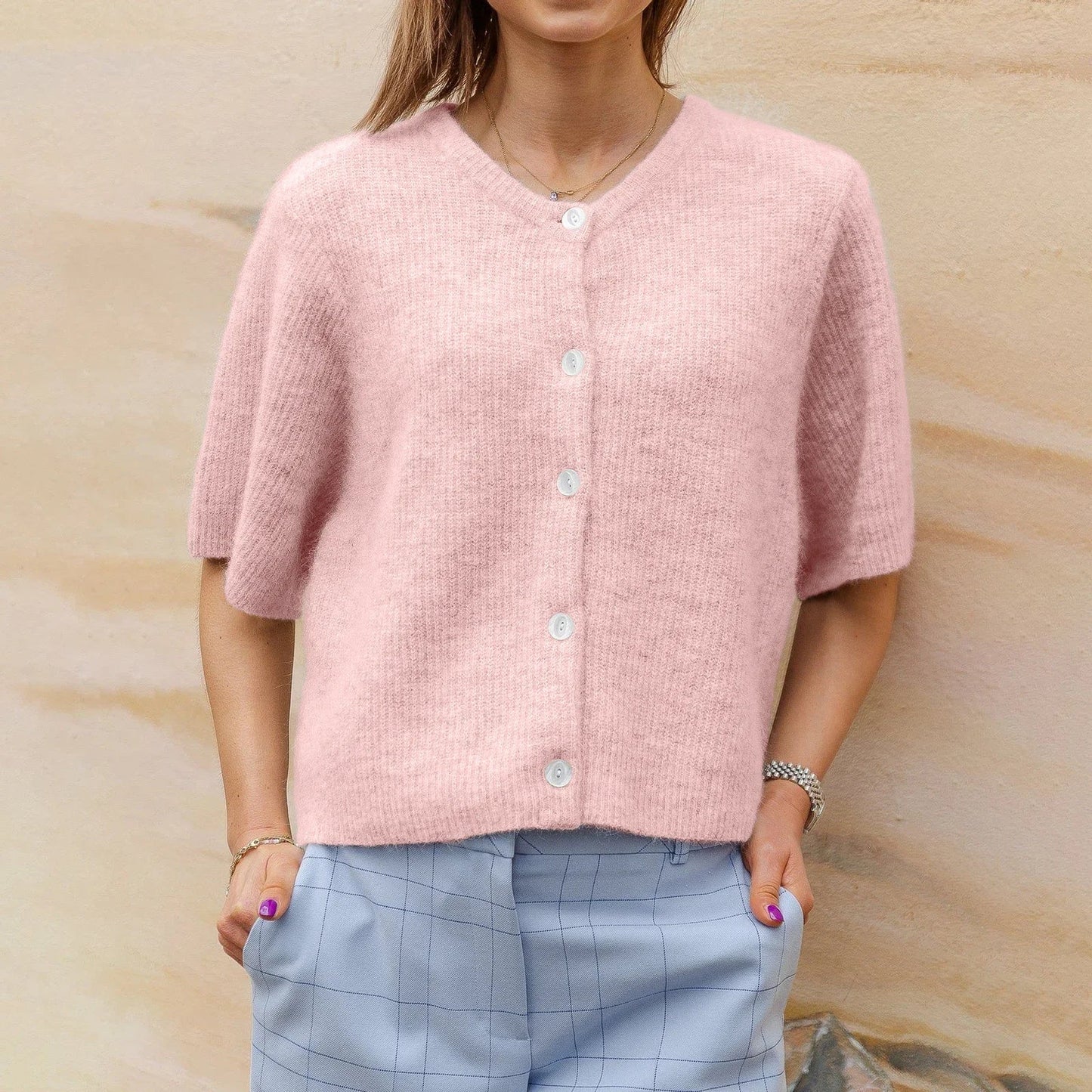 WW | Damen Cardigan mit Knopfverschluss