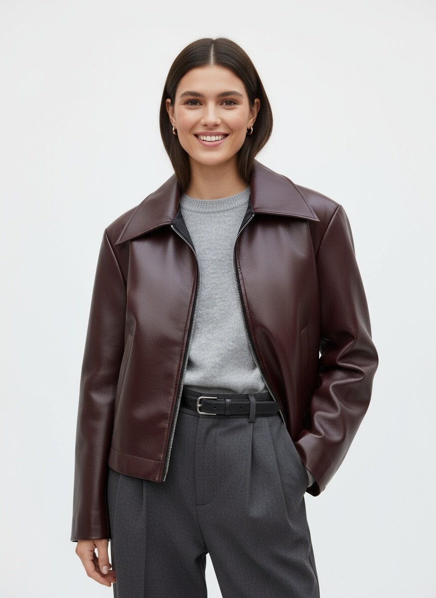 WW | Elegant Leather Jacket for Women