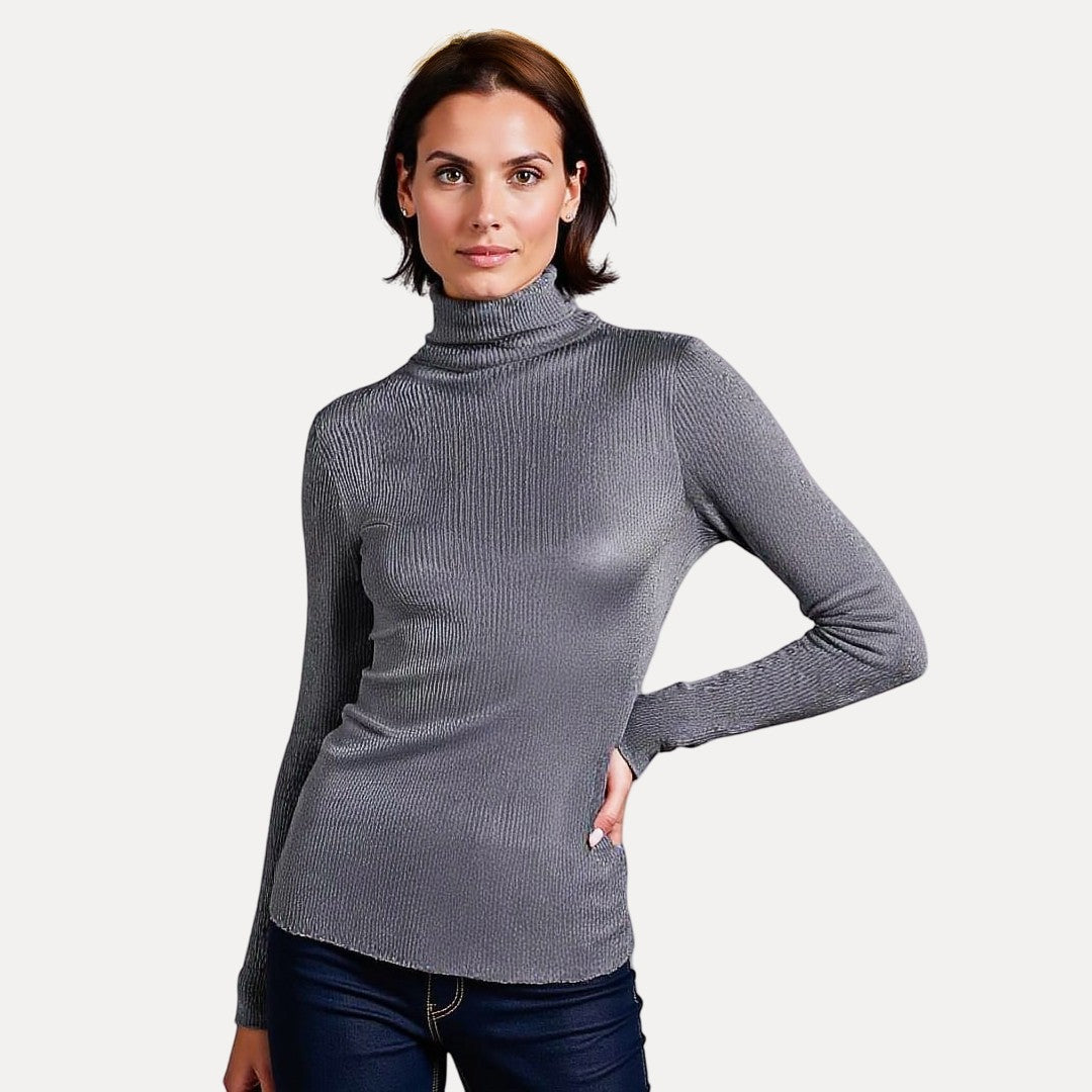 WW | Women's Ribbed Turtleneck Sweater