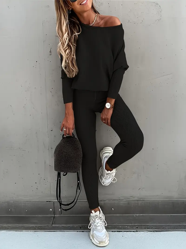 WW | Women's Knit Set with Pullover and Leggings