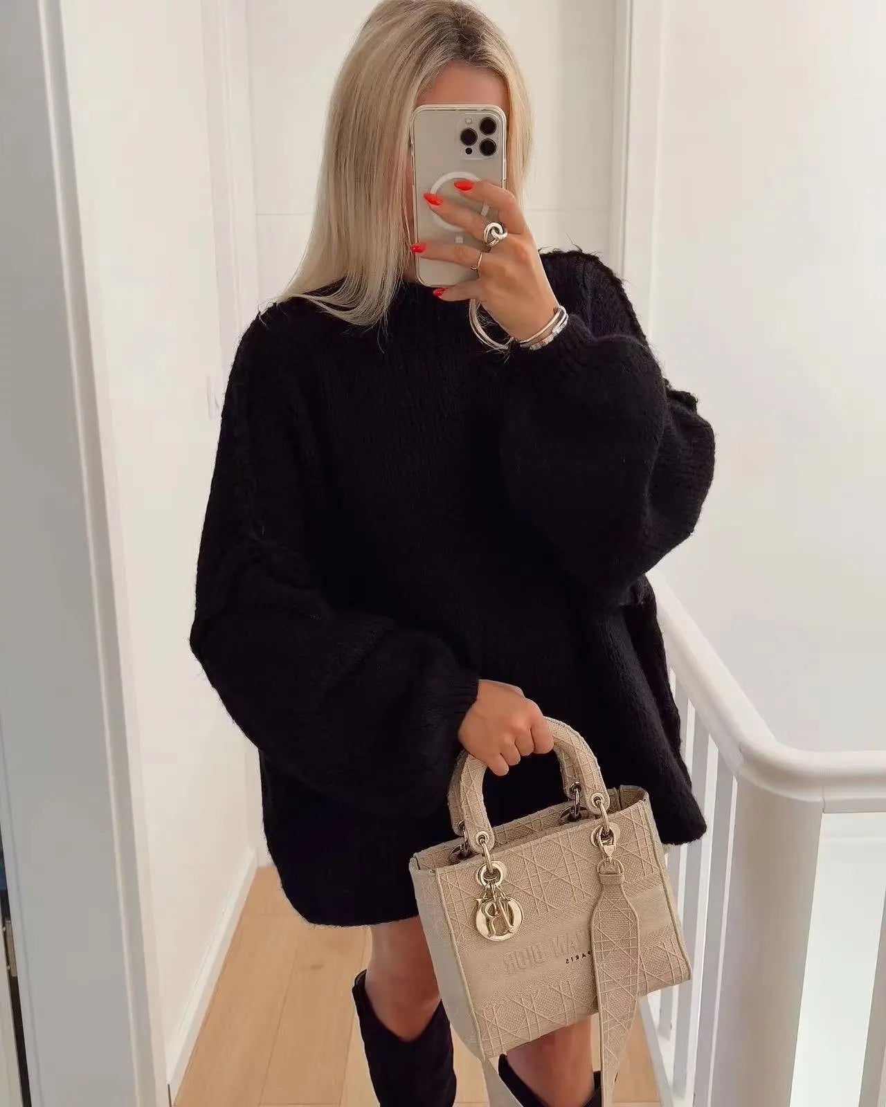 WW | Women's jumper with stand-up collar