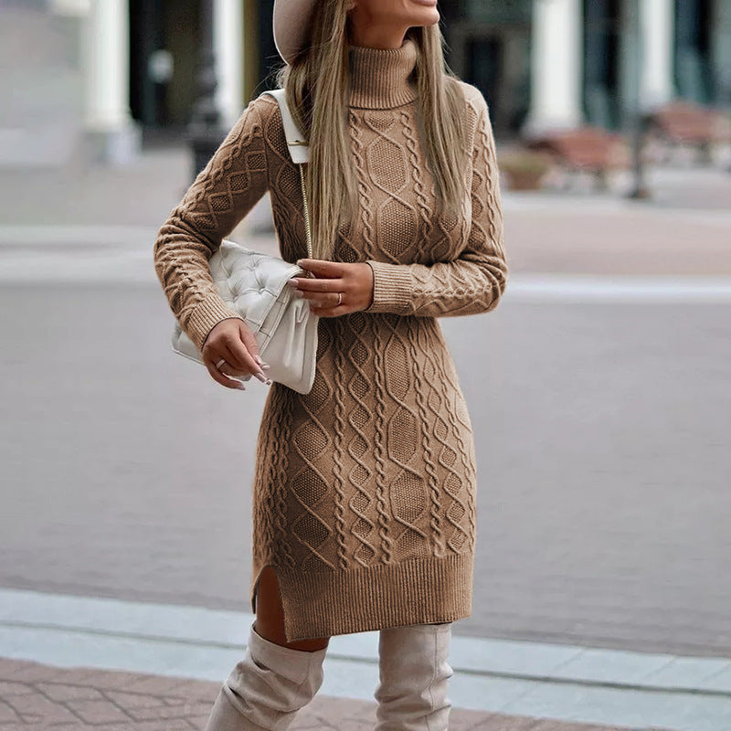 WW | Elegantes Herbst Winter Kleid aus Strick