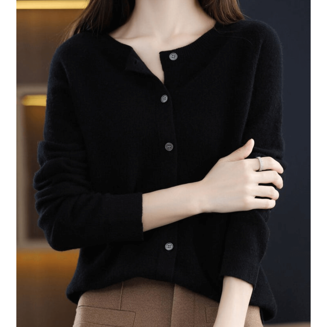 WW | Cardigan mit Knöpfen - Zeitloses Sweatshirt