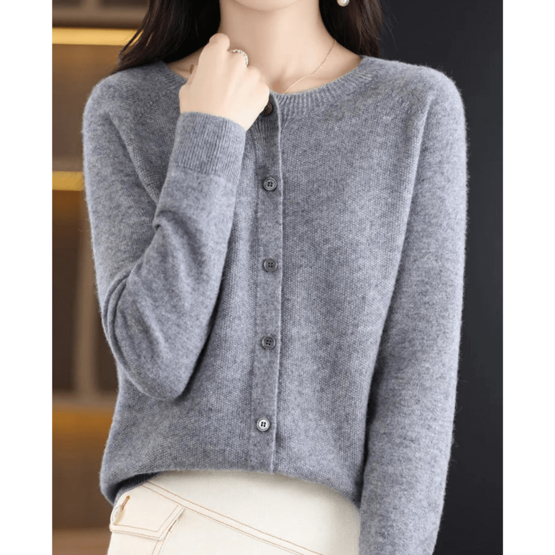 WW | Cardigan mit Knöpfen - Zeitloses Sweatshirt