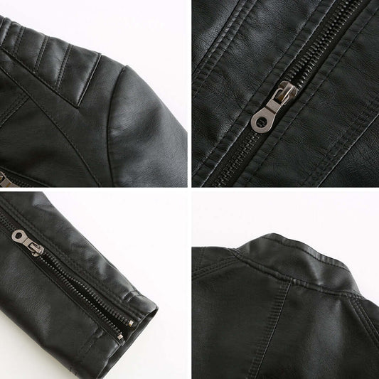 WW | Leather Jacket - Timeless Elegance