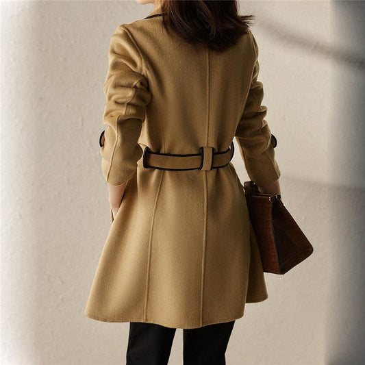 WW | Damen Luxus Trenchcoat mit Reverskragen