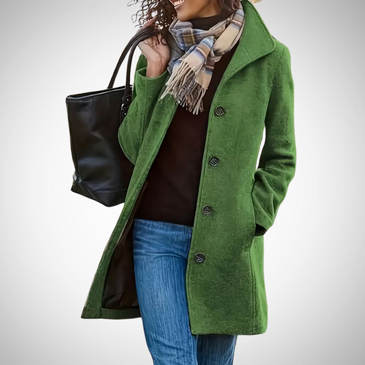WW | Damen Winterjacke mit tailliertem Schnitt und Knopfleiste
