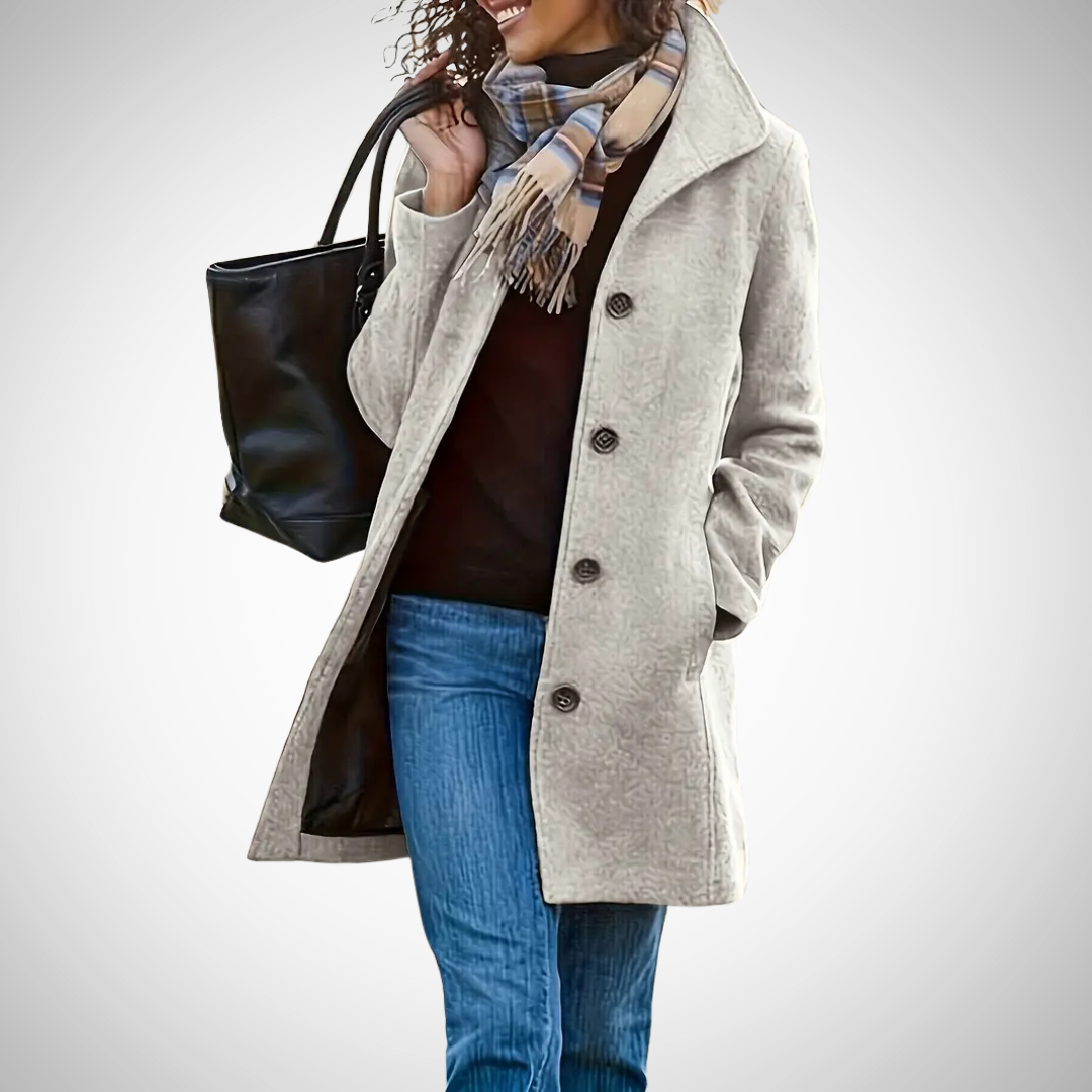WW | Damen Winterjacke mit tailliertem Schnitt und Knopfleiste