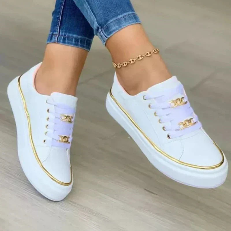 WW | Comfortable Lace-Up Sneakers for Everyday Wear Women's Shoes