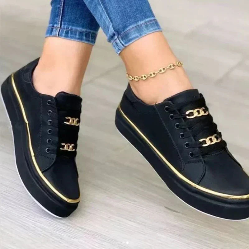WW | Comfortable Lace-Up Sneakers for Everyday Wear Women's Shoes