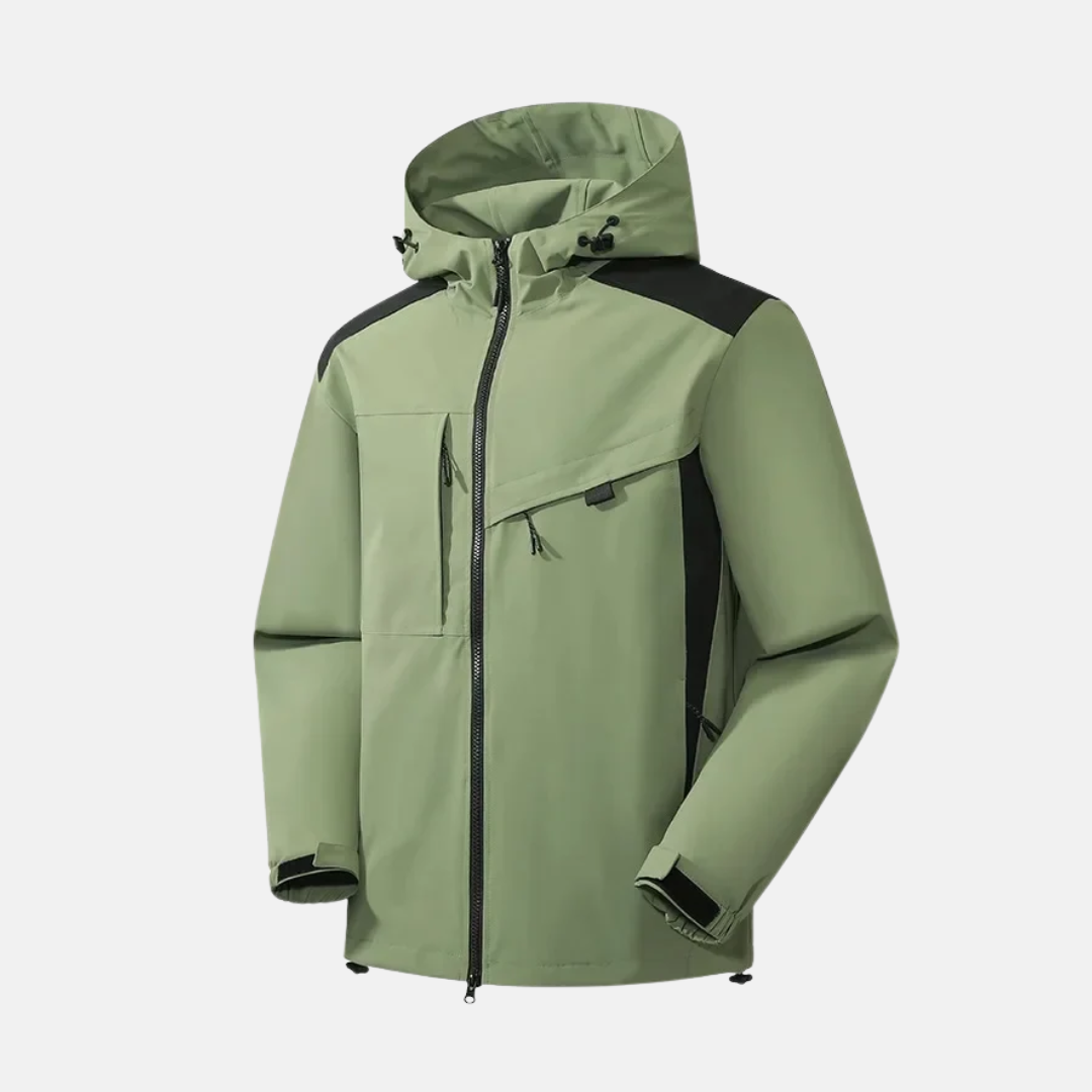 WW | Weather Resistant Relaxed Fit Hood Zipper and Multiple Zipper Pockets