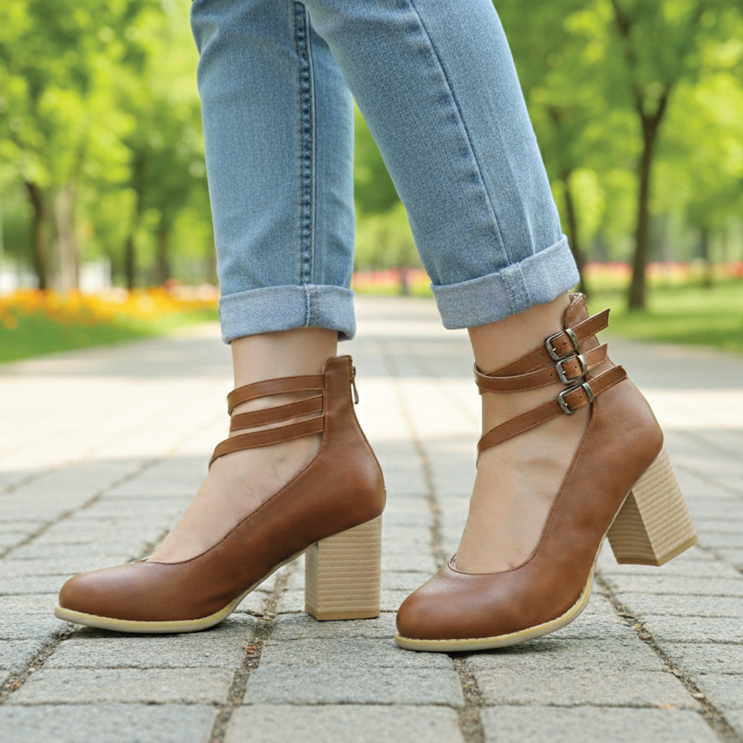 WW | Block Heel Ankle Boots