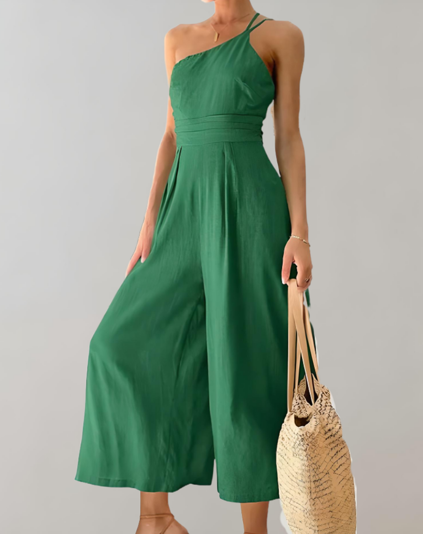 WW | Elegant Jumpsuit with Asymmetrical Strap