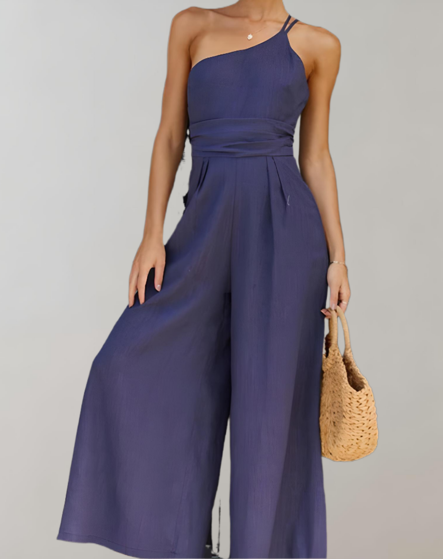 WW | Elegant Jumpsuit with Asymmetrical Strap