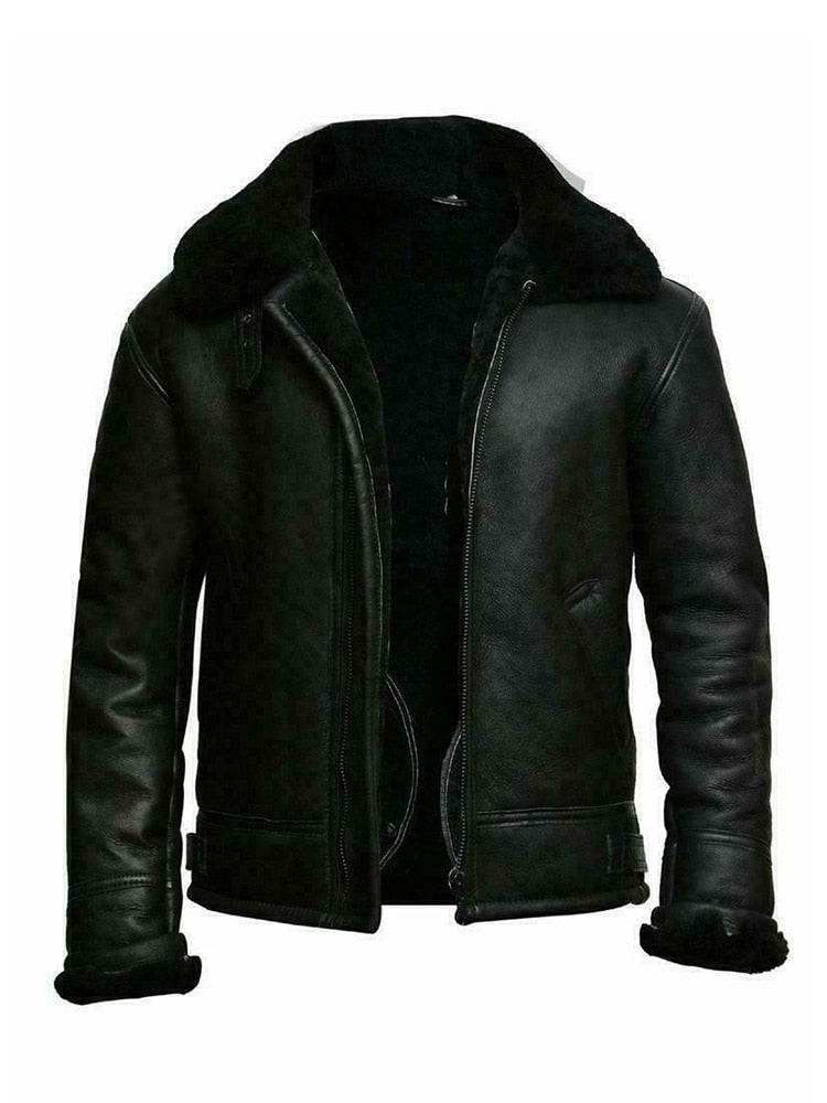 WW | Slim Fit Leather Look Fully Lined with Lambswool Shorter Length