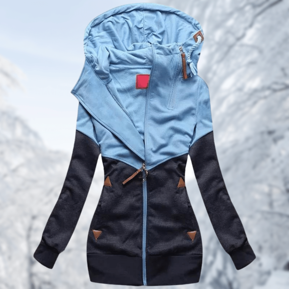 WW | Hooded sports jacket with colorful details - Perfect for women's leisure activities