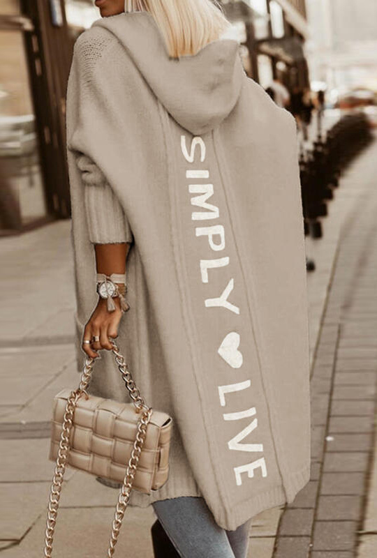 WW | Knitted with "simply Live" print